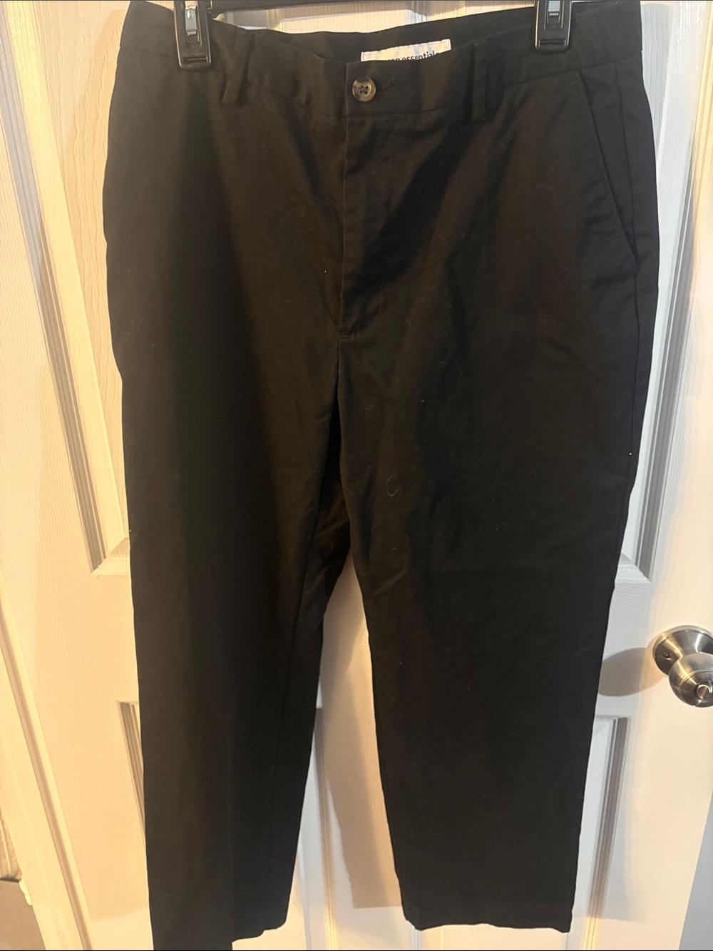 Amazon Essentials Black Chino Pants